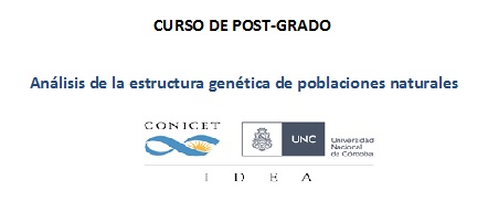 Curso de Posgrado: Análisis de la estructura genética de poblaciones naturales