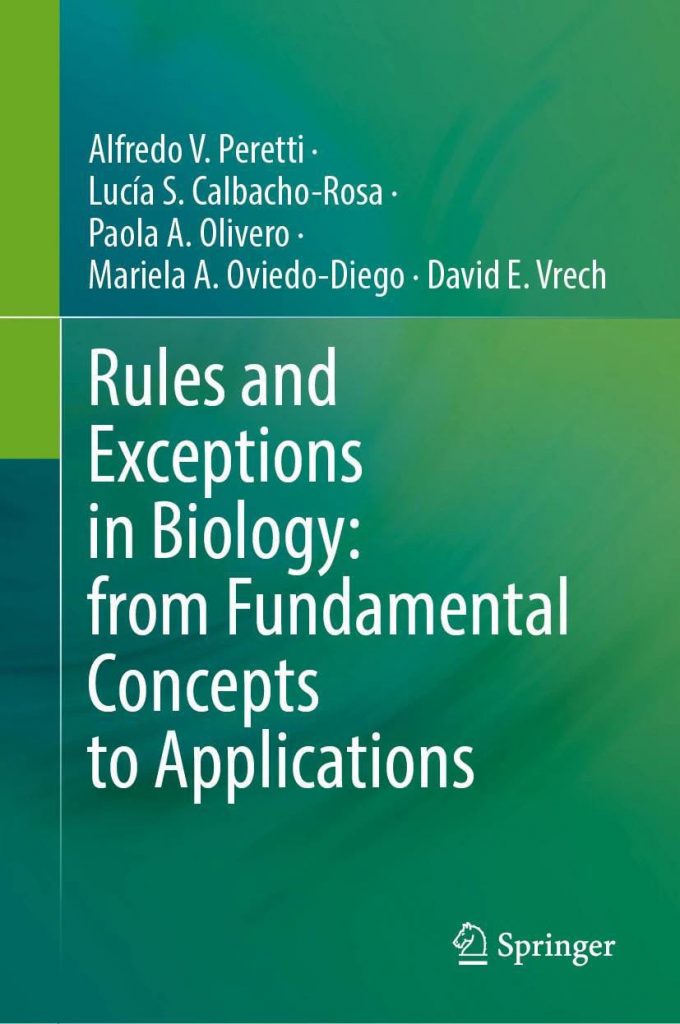 Los autores son los Dres. Alfredo Peretti, Lucia Calbacho-Rosa, Paola Olivero, Mariela Oviedo-Diego y David Vrech, investigadores del Laboratorio de Biología Reproductiva y Evolución del IDEA.