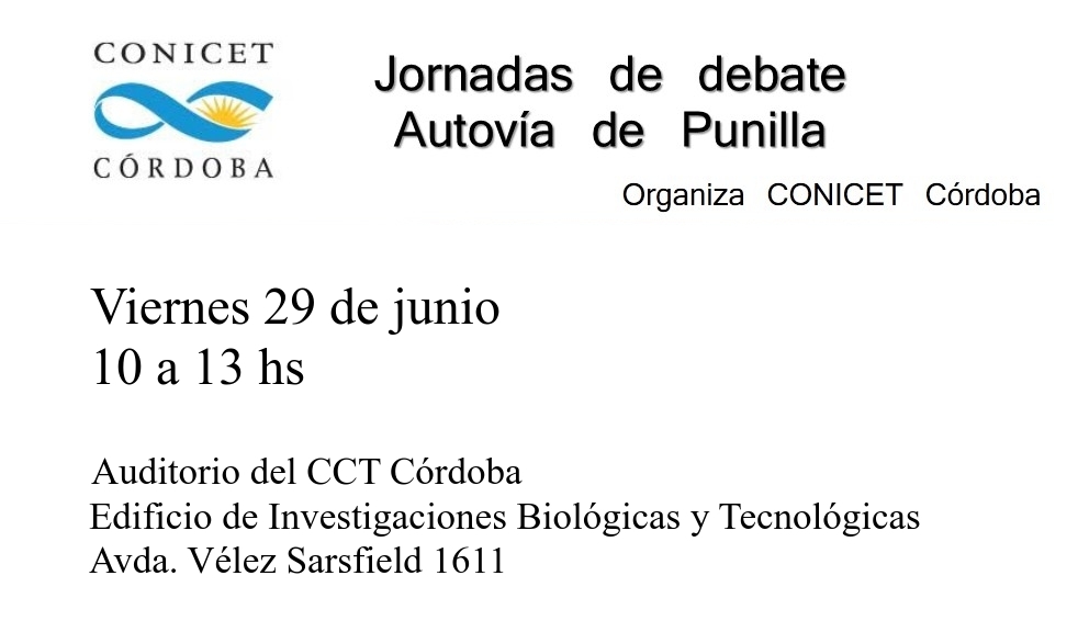 Jornada de debate Autovía de Punilla